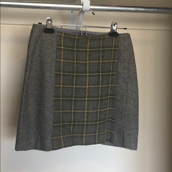 Banana Republic tweed plaid skirt - Picture 1 of 4